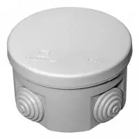 Коробка распаячная для о/п безгалогенная (HF) 80х50 (102шт/кор) (аналог 67025) - foto