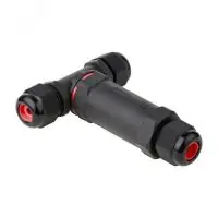 Кабельный коннектор Т-образный (клеммник 3PIN) IP68 FreeTools - foto